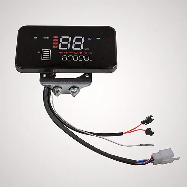 48V-72V Digital Electric Bicycle Odometer Speedometer Headlight Turn Indicator