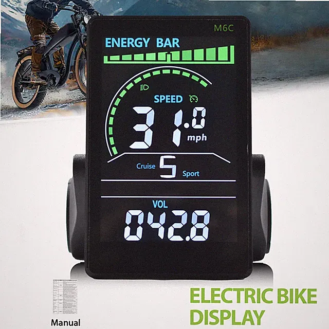 Bicycle Computer Digital Lcd Cycling Computer With Ebike Speed Odometer