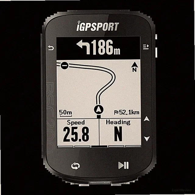 BSC200 GPS Bicycle Computer Cycling Odometer Wireless Speedometer Route Navigati