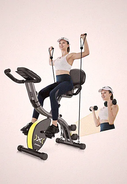 Folding Exercise Bike X-Bike Magnetic Stationary Bike X428N CYCLING Indoor NEW