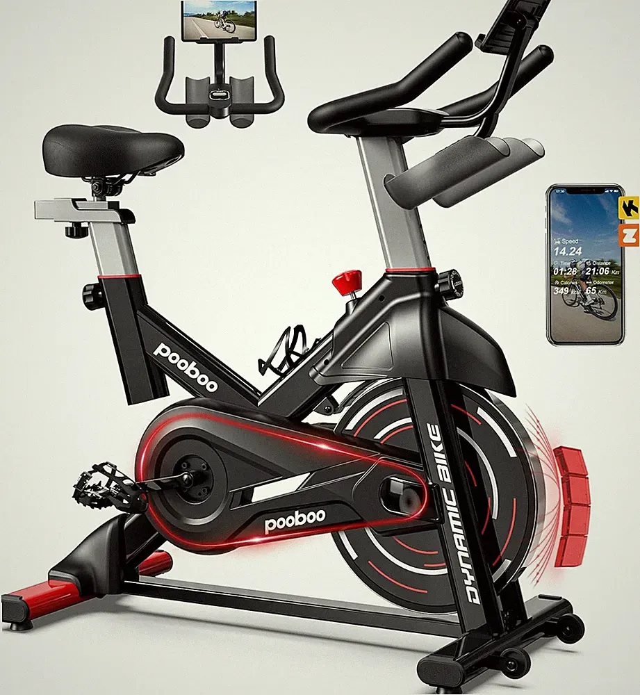 Indoor Exercise Bike Cycling Bike Fitness Bike Workout Magnetic Stationary Bike