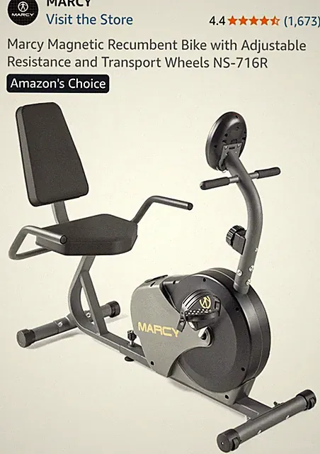 Marcy Recumbent Magnetic Exercise Bike Pickup in Jacksonville Florida 32221 Only