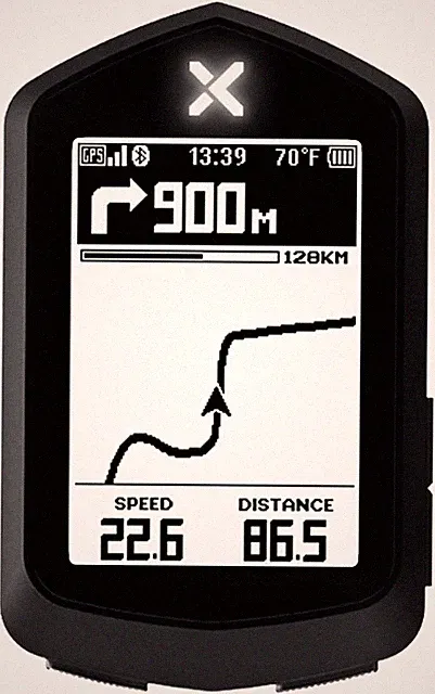 NAV GPS Cycling Computer - Wireless, Waterproof, 2.4" LCD, Fits All Bikes