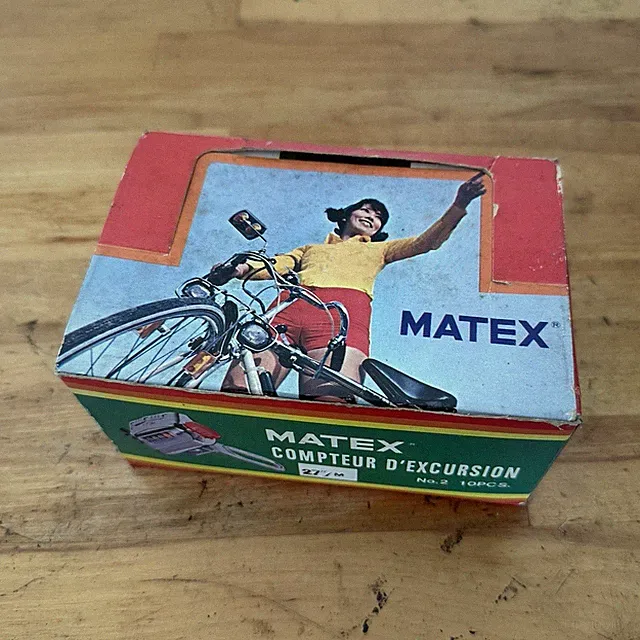 NOS NIB MATEX Tour Meter Bicycle Cyclometer/Odometer 10 pack with Original Box