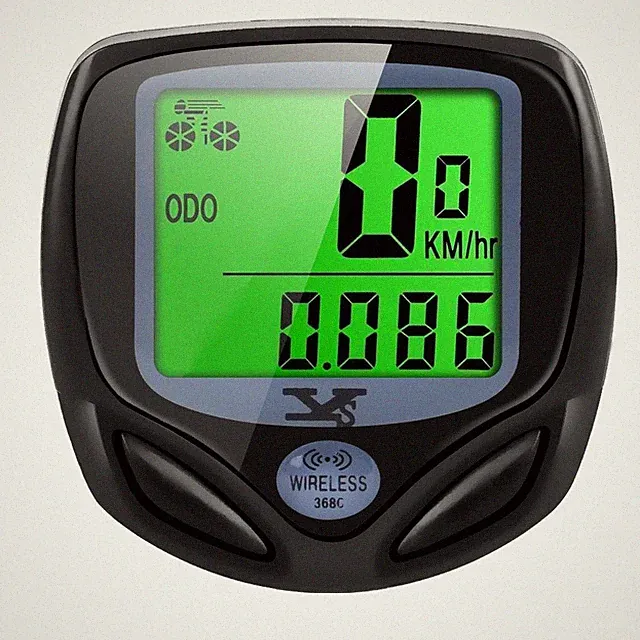 SY Bicycle Speedometer and Odometer Wireless Waterproof Cycle Bike Black