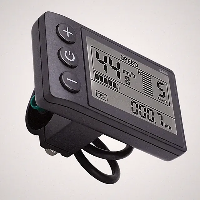 Universal Electric Bike Speedometer LCD Display Screen for Scooter 24V 36V 48V
