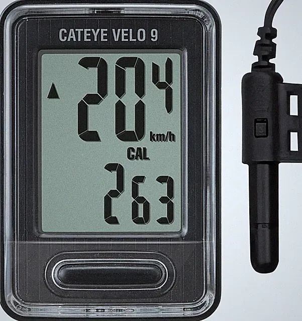 Velo Wired Bike Computer – Entry-Level Speedometer and Odometer, Perfect for Beg