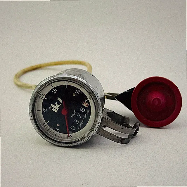 Vintage IKU Bike Computer Speedometer Odometer Miles Holland Mechanical A43