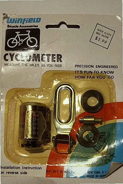 Winfield/Dorcy Bicycle Mileage Meter/Odometer / NOS